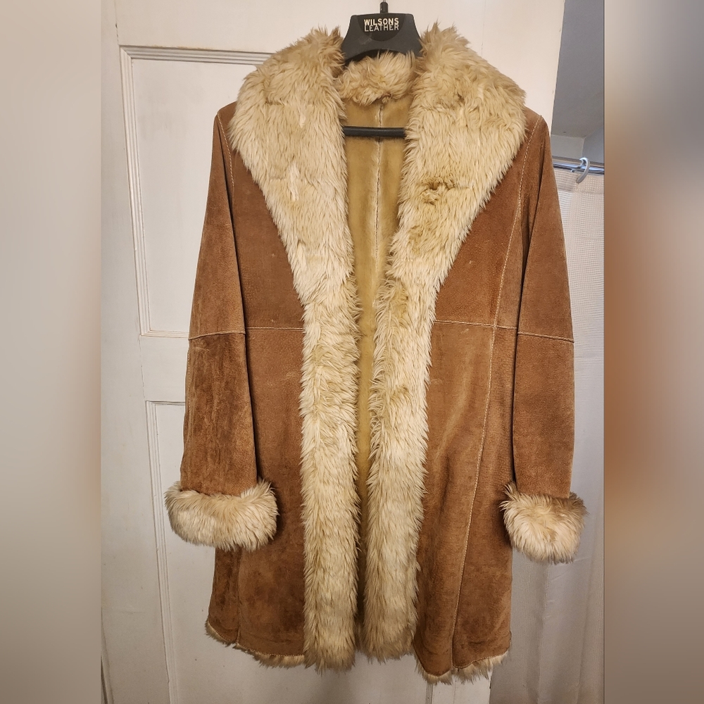 Womens suede coat